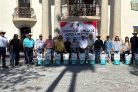 En su mensaje, el alcalde Fernando Juárez se comprometió a seguir impulsando el desarrollo del campo.