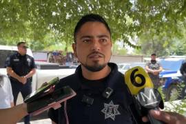 El comisario Alfredo Flores Originales supervisa el operativo de resguardo de valores durante la temporada de aguinaldos.