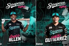 Saraperos de Saltillo confirmó la llegada de Greg Allen y David Gutiérrez como parte de un cambio con Toros de Tijuana rumbo al resto de la Temporada 2026 de la LMB.