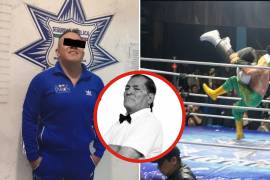 El Búho Pineda, histórico réferi de la lucha libre hidalguense, falleció durante una función en Mineral de la Reforma; el Hijo de Fishman fue detenido mientras se investigan los hechos.