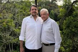 Andrés ‘Andy’ López Beltrán compartió una fotografía acompañado de su padre, el expresidente Andrés Manuel López Obrador (AMLO).