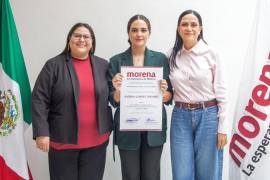 Andrea Chávez fue designada coordinadora municipal de Morena en Ciudad Juárez y se perfila para buscar la alcaldía en las elecciones de 2027.