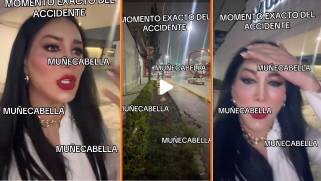 La influencer “Devanhimuñecabella1” transmitía en vivo cuando captó la caída de una camioneta desde un puente sobre el bulevar Fundadores.