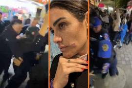 Alessandra Rojo de la Vega fue retirada del lugar tras riña en operativo de la SSC en Zona Rosa con comerciantes.