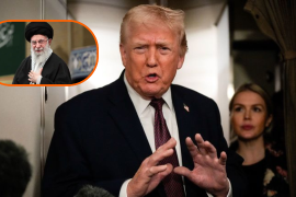 Donald Trump amenaza, con presunta flota, al gobierno de Irán