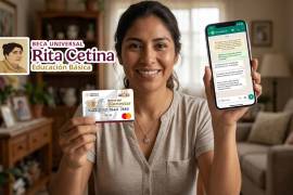 Desde el pasado 18 de mayo comenzó la entrega de tarjetas de la Beca Rita Cetina para estudiantes de primaria por el apoyo económico anual de dos mil 500 pesos para Útiles y Uniformes Escolares.