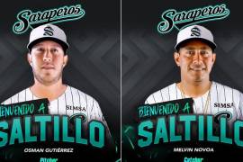 El pitcher Osman Gutiérrez y el catcher de Melvin Novoa son los nuevos jugadores de la Nave Verde.