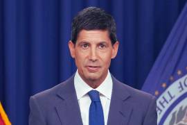 El miembro de la Junta de la Reserva Federal Kevin Warsh habla en una conferencia de prensa en la Reserva Federal en Washington, el miércoles 29 de julio de 2026.
