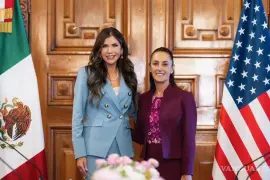 La secretaria de Seguridad Nacional de Estados Unidos, Kristi Noem, pidió a la presidenta de México, Claudia Sheinbaum, reforzar la seguridad en la frontera con Guatemala y compartir datos biométricos con las autoridades estadounidenses.