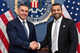 El titular de la SSPC, Omar García Harfuch, se reunió con Kash Patel, director del FBI en Washington, Estados Unidos.