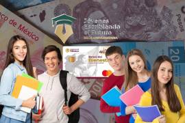 La beca Jóvenes Escribiendo el Futuro otorga 5 mil 800 pesos a estudiantes de nivel superior.