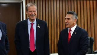 Vicente Fox se reunió con Alejandro Moreno y dirigentes del PRI, 26 años después de que el panista derrotara al partido en las elecciones presidenciales de 2000.