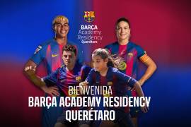 El FC Barcelona anunció la creación de la Barça Academy Residency Querétaro, proyecto residencial que iniciará funciones de año completo en septiembre de 2027.
