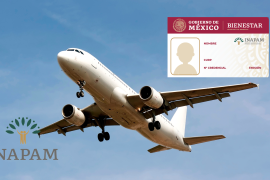 Entre los beneficios que tiene la tarjeta de INAPAM se encuentran descuentos en la compra de boletos de vuelo de avión