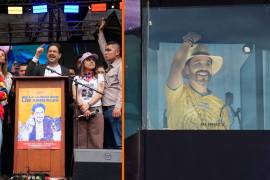 Las elecciones presidenciales de Colombia se celebrarán el próximo 21 de junio de 2026 y serán entre dos candidatos: Iván Cepeda (derecha) y Abelardo de la Espriella (izquierda).