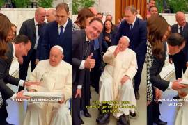 El Papa Francisco otorga su bendición al pueblo de Coahuila tras la petición del gobernador Manolo Jiménez, en un momento capturado en video.