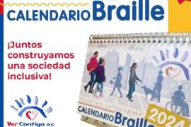 Ver Contigo presenta el Calendario Braille 2024, una herramienta inclusiva para la organización diaria, con meses y días en sistema Braille, fomentando la educación y rehabilitación de personas con discapacidad visual.