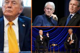 Los exmandatarios que permanecen con vida son Bill Clinton, George Bush, Barack Obama y Joe Biden; la última vez que se vieron en conjunto fue en enero de 2025.