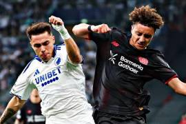 Rodrigo Huescas, titular y asistente en el empate del Copenhague ante el Bayer Leverkusen, celebró sus 22 años debutando en fase de grupos de Champions League.