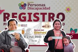 El periodo de registro para la Pensión para el Bienestar de las Personas con Discapacidad Permanente comenzó el lunes 23 al domingo 29 de marzo de 2026 en todo el país.