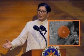 El presidente filipino en su discurso del Estado de la Nación en el Congreso en Quezon, Filipinas, el 27 de julio del 2026.