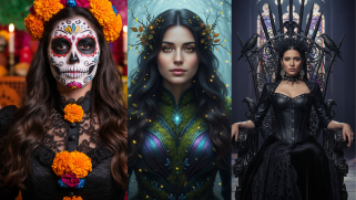 Descubre cómo crear imágenes personalizadas de Halloween y Día de Muertos con inteligencia artificial usando prompts de Gemini IA de Google para lograr estilos terroríficos, divertidos o modernos.
