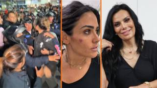 Dirigencias del PRI y PAN respaldaron a la alcaldesa tras la agresión denunciada durante el operativo de reordenamiento en San Cosme.