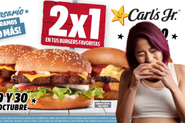 Para quienes no puedan acceder a la promoción, Carl’s Jr ofrece otras ofertas permanentes, como el 2x1 en ciertos productos todos los lunes