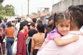 Los migrantes pactaron llegar desde el domingo por la noche al parque Bicentenario, en Tapachula, para que durante las primeras horas del lunes partan con la esperanza de poder llegar a la Ciudad de México. FOTO: CUARTOSCURO.