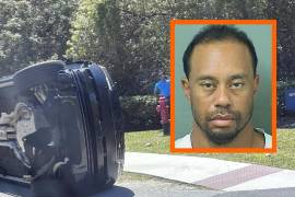 Tiger Woods fue arrestado en Florida tras verse involucrado en una volcadura, en un nuevo episodio que sacude su carrera y su imagen pública rumbo al Masters 2026.