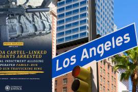 Detienen a familia en Los Ángeles por vínculos con el crimen organizado