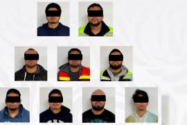 Nueve personas fueron detenidas durante dos cateos relacionados con el robo al autotransporte federal en San Luis Potosí.