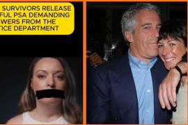 Víctimas de Epstein denuncian en video al Gobierno de EU durante Domingo de Super Bowl