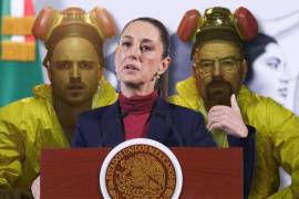 La presidenta Claudia Sheinbaum negó que estudiantes universitarios de química elaboren fentanilo para el Cártel de Sinaloa, como publicó The New York Times, al que acusó de inspirarse en la serie Breaking Bad.