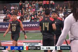 México y Estados Unidos se verán las caras en el Mundial de flag football en Alemania, con el pase a los Juegos Olímpicos de Los Ángeles 2028 en juego.