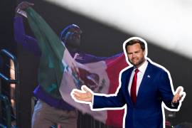 El vicepresidente de Estados Unidos, JD Vance, se lanzó esta noche contra un manifestante que interrumpió su discurso en la convención del Partido Republicano en Dallas, Texas, para ondear una bandera de México.