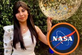 Zitlally Balbuena Feria, alumna de la UNAM, irá a la NASA por crear un proyecto para eliminar la basura espacial en la Luna.