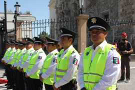 El presidente municipal destacó el compromiso de la administración para mejorar las prestaciones de los elementos policiales desde su ingreso a la academia.