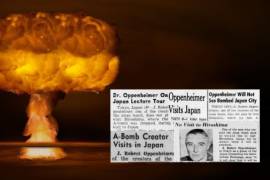 A lo largo de las últimas décadas de su vida, Oppenheimer mantuvo expresiones paralelas de orgullo por el logro técnico de la bomba y de culpa por sus efecto