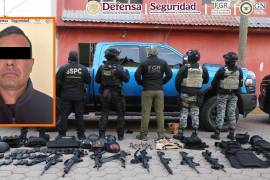 Detención de Isaac Rodríguez Ochoa, alcalde de Esperanza, Puebla, junto a Abigail ‘N’, exdirectora de Seguridad Pública municipal, y Manuel ‘N’, hermano del alcalde, además de otras seis personas.