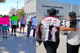 Amigos y familiares de Jovanna Dibanhi, desaparecida en junio de 2021, se manifestaron para exigir justicia.