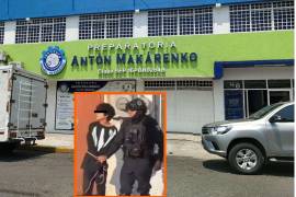 Elementos de seguridad desplegaron un operativo tras el ataque armado dentro del plantel educativo.