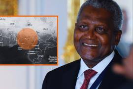 El CEO de la empresa nigeriana Dangote Group, Aliko Dangote, en el Chateau de Versalles, en las afueras de París, el 13 de mayo del 2024.