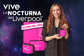La Nocturna de Liverpool se realizará del 5 al 7 de noviembre de 2025 con descuentos, meses sin intereses y pago diferido en categorías como electrónica, moda, muebles, línea blanca y más, tanto en sucursales como en plataformas digitales.