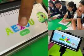 Estudiantes diseñan y programan aplicación de aprendizaje didáctico.