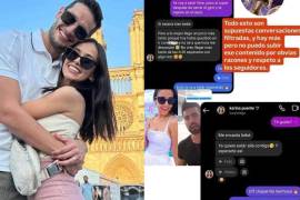 En redes sociales comenzaron a circular capturas de pantalla de una supuesta conversación entre su esposa, Karina Puente, y su coach de gimnasio.