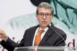 CIUDAD DE MÉXICO. 05OCTUBRE2026.- Conferencia de prensa del coordinador del grupo parlamentario de Morena en la cámara de Diputados, Ricardo Monreal Ávila; sobre las comparecencias y trabajos para el periódo de sesiones de la Cámara baja. FOTO: CUARTOSCURO.COM