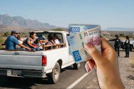 Transportar personas en la caja de una camioneta puede costar hasta 2,932 pesos en carreteras federales.
