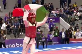 Andrea Zambrano fue una de las dos medallistas que se colgaron el oro en los Juegos Panamericanos de Asunción 2025.