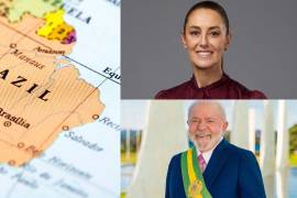 Luiz Inácio Lula da Silva invitó a Sheinbaum a visitar Brasil, aproximadamente entre junio y julio